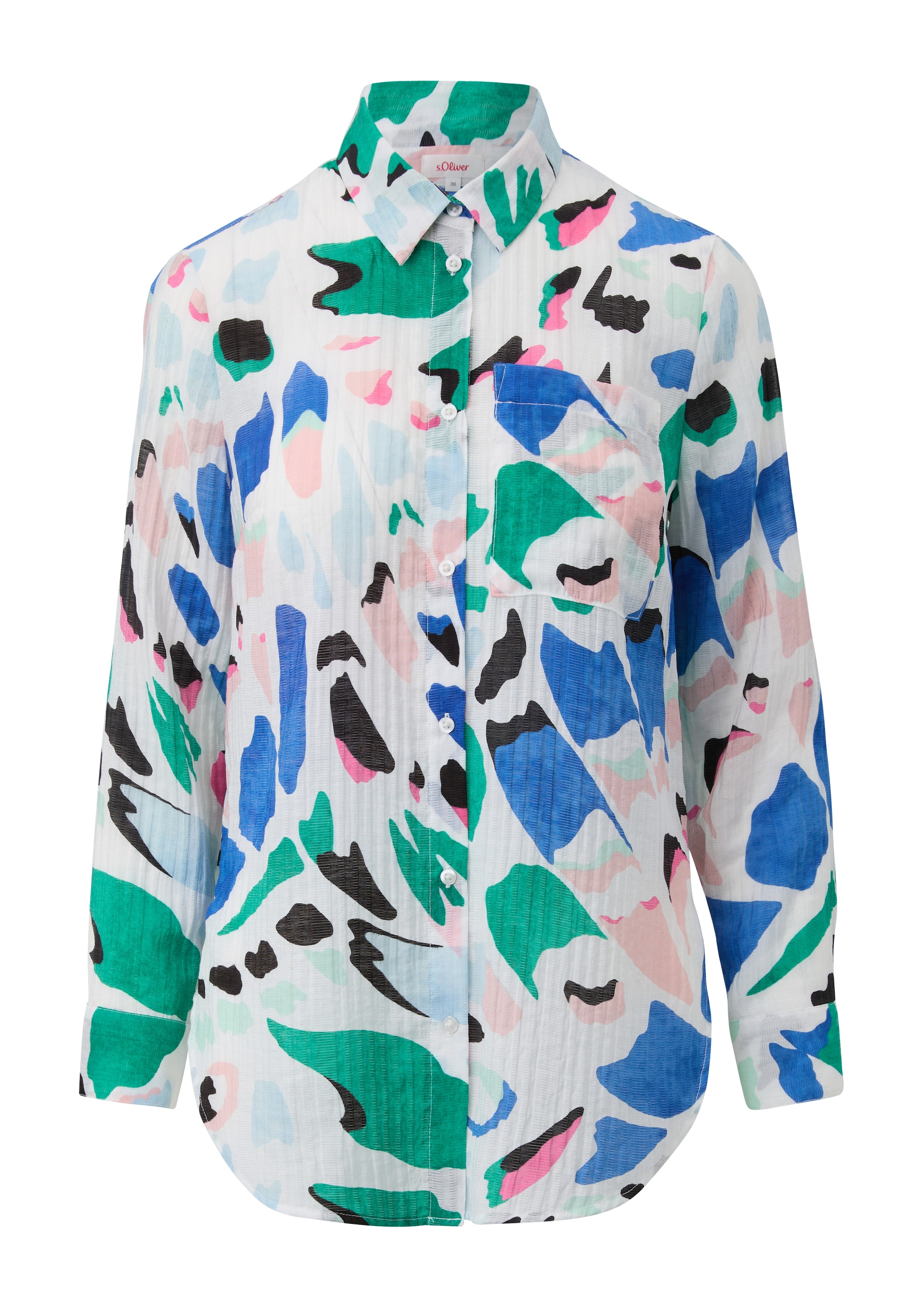 s.Oliver Blouse in Beige: front