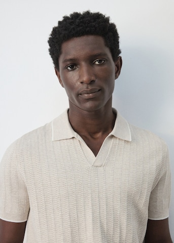 MANGO MAN Sweater 'Tip' in Beige