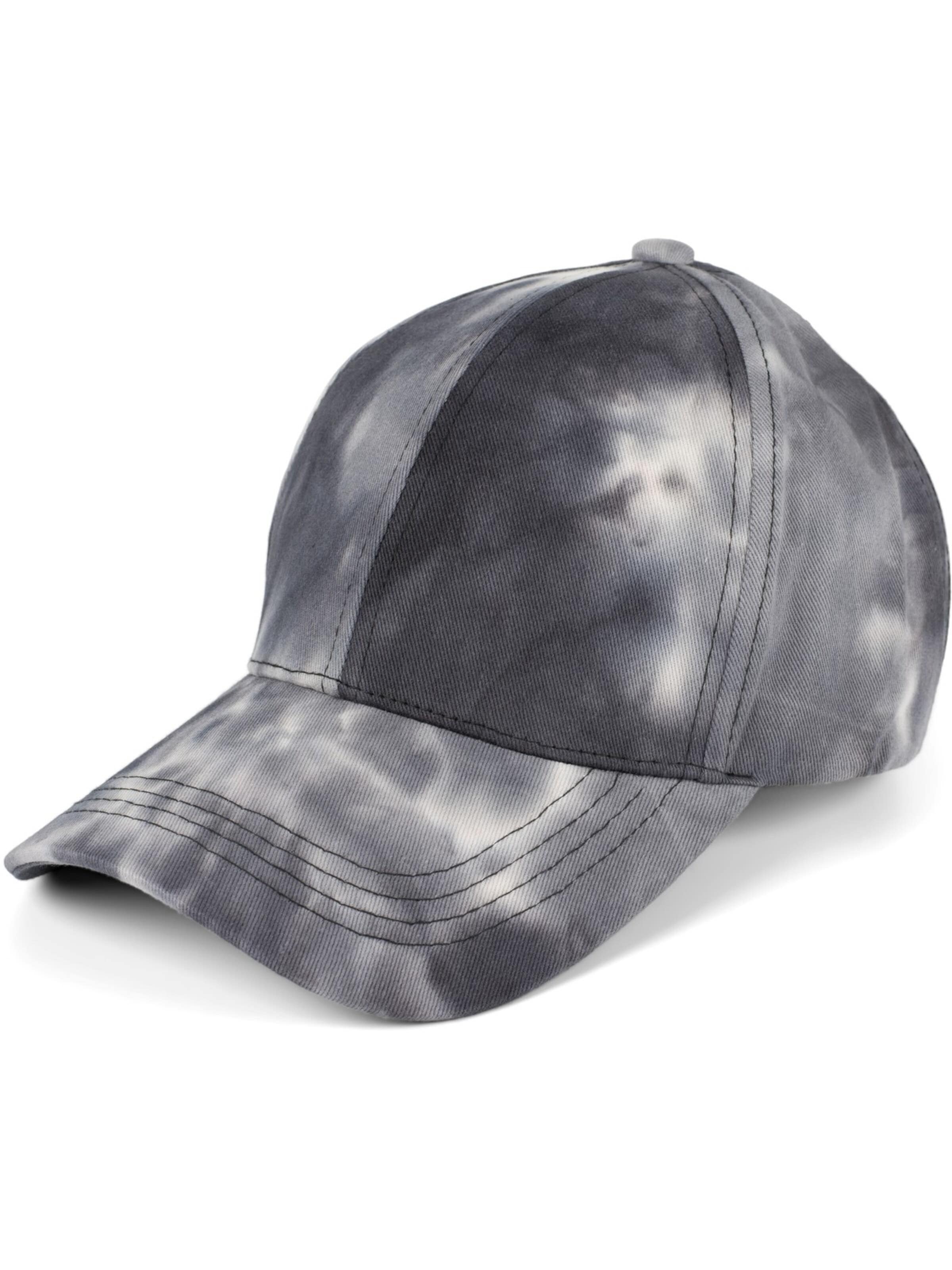 styleBREAKER Cap 'Baseballcap mit Batik Muster'‌‌‌‌‌ in Schwarz: Vorderseite