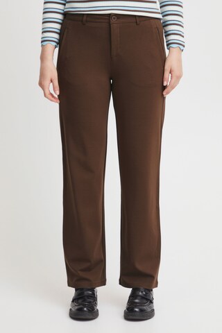 Fransa Loose fit Pants 'Tessa' in Brown: front