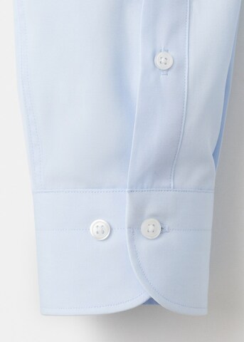 MANGO MAN Slim fit Button Up Shirt 'Emeritol' in Blue
