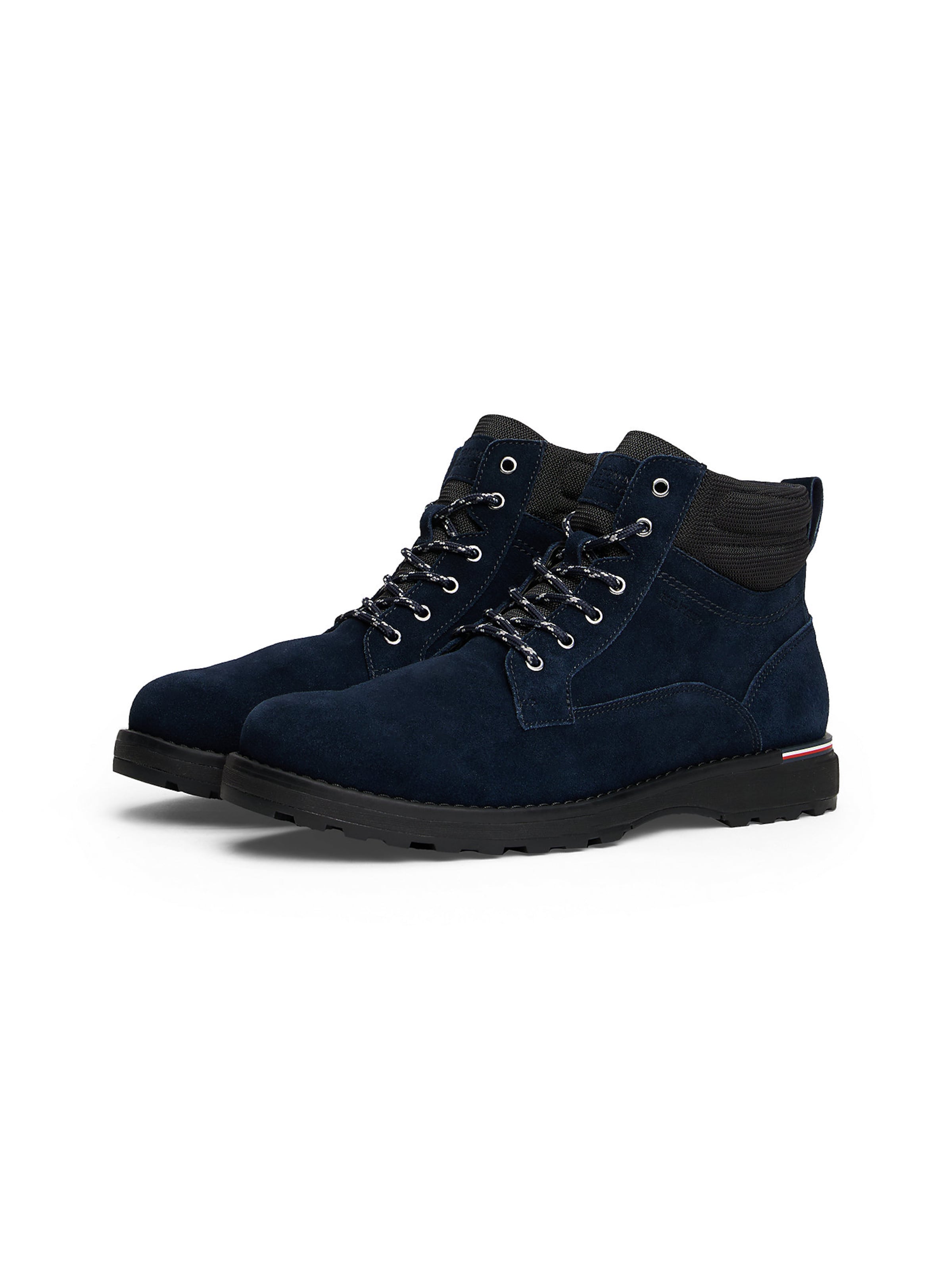 TOMMY HILFIGER Schnürstiefel in Blau: Vorderseite