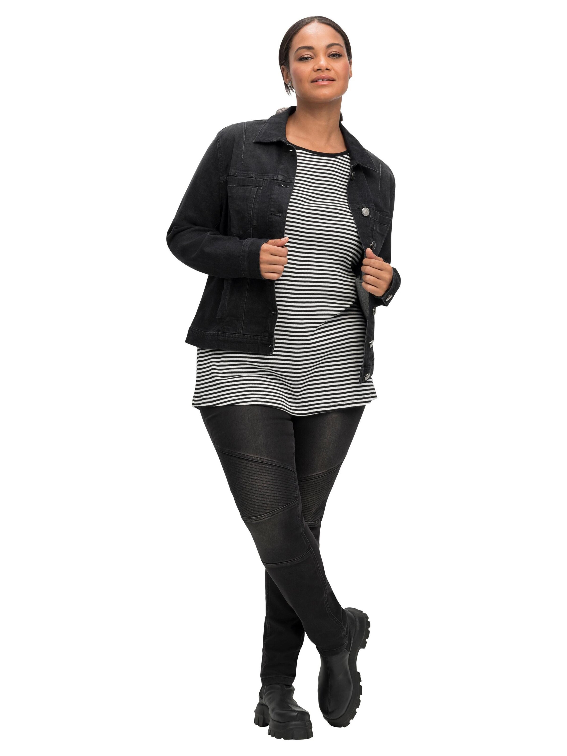 Veste mi-saison SHEEGO en noir