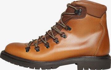 Henry Stevens Lace-Up Boots 'Barkley HB1' in Brown