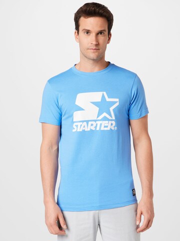 Starter Black Label Shirt in Blauw: voorkant