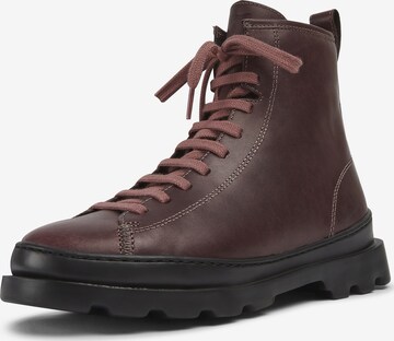 Bottines à lacets ' Brutus ' CAMPER en marron : devant