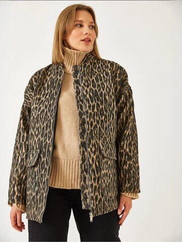 Bianco Lucci - Casaco meia-estação em preto: frente