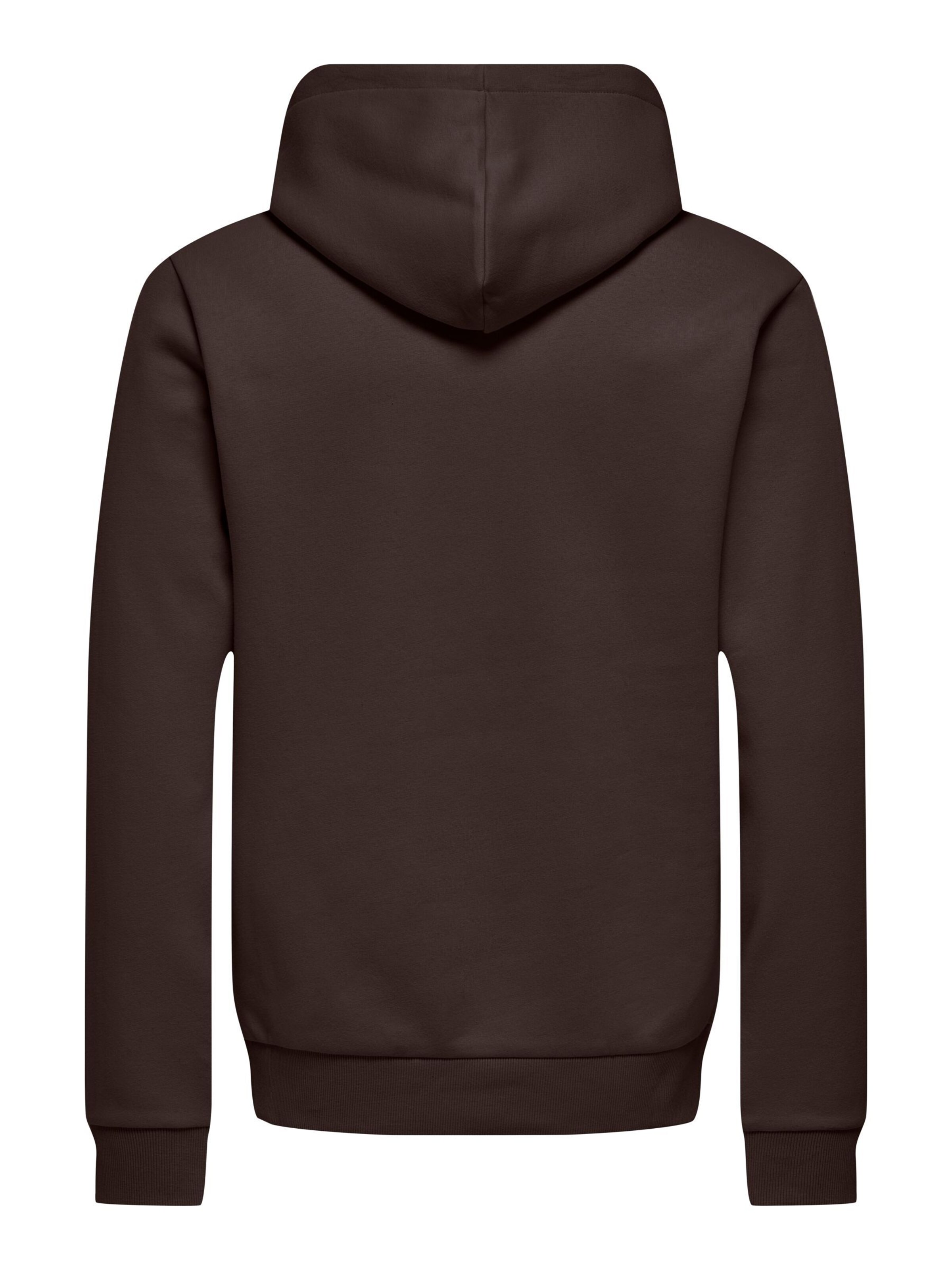 Coupe regular Sweat-shirt 'CERES' Only & Sons en marron