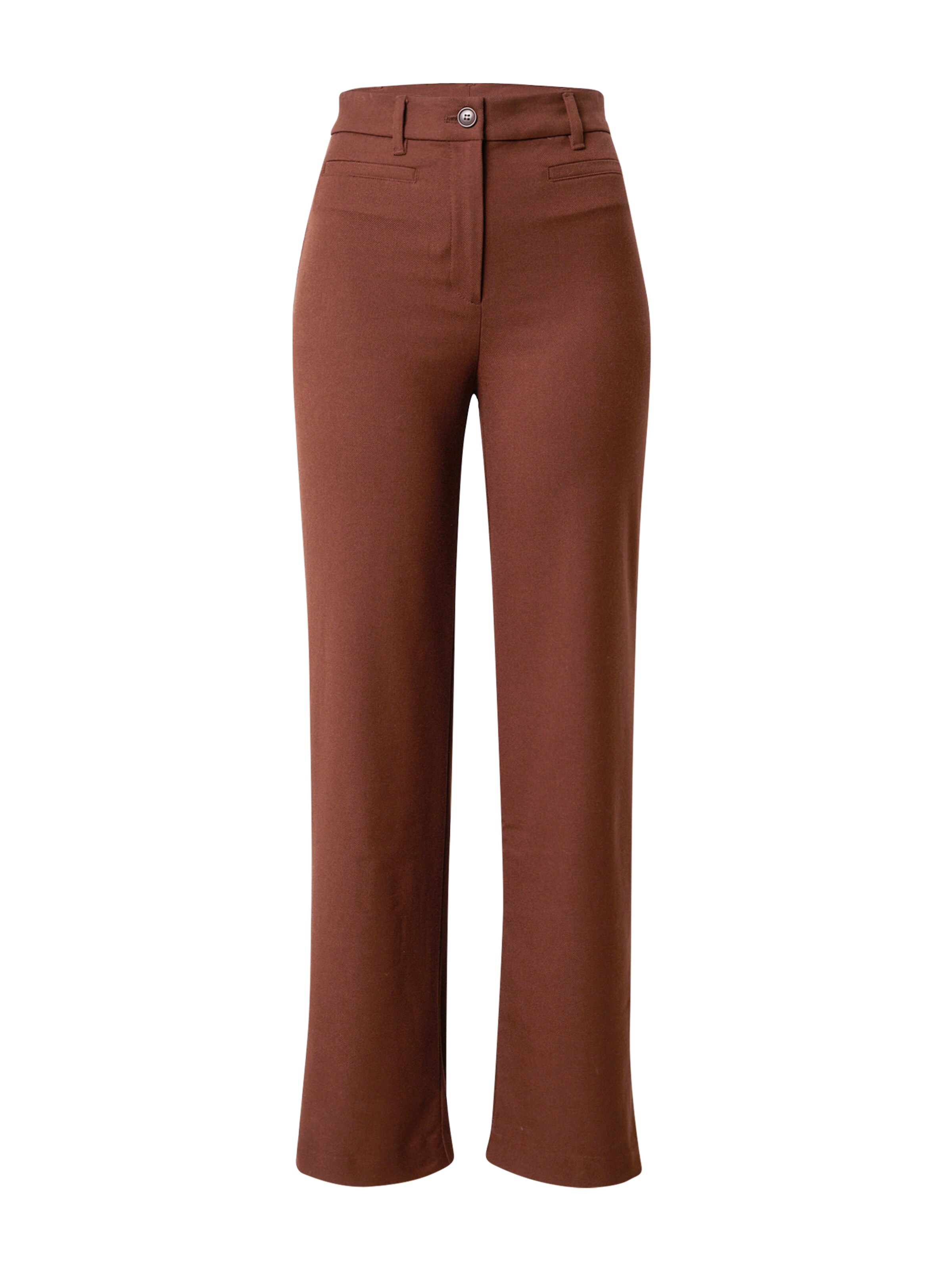 Frauen Hosen Monki Hose 'Stacy' in Dunkelbraun - MU12704 Frauen Hosen Monki Hose 'Stacy' in Dunkelbraun - MU12704