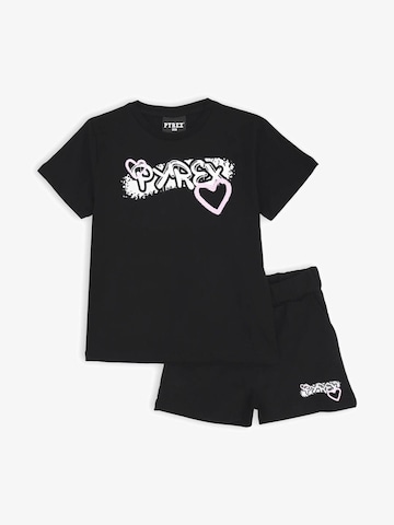 PYREX Set 'Completo' in Black: front