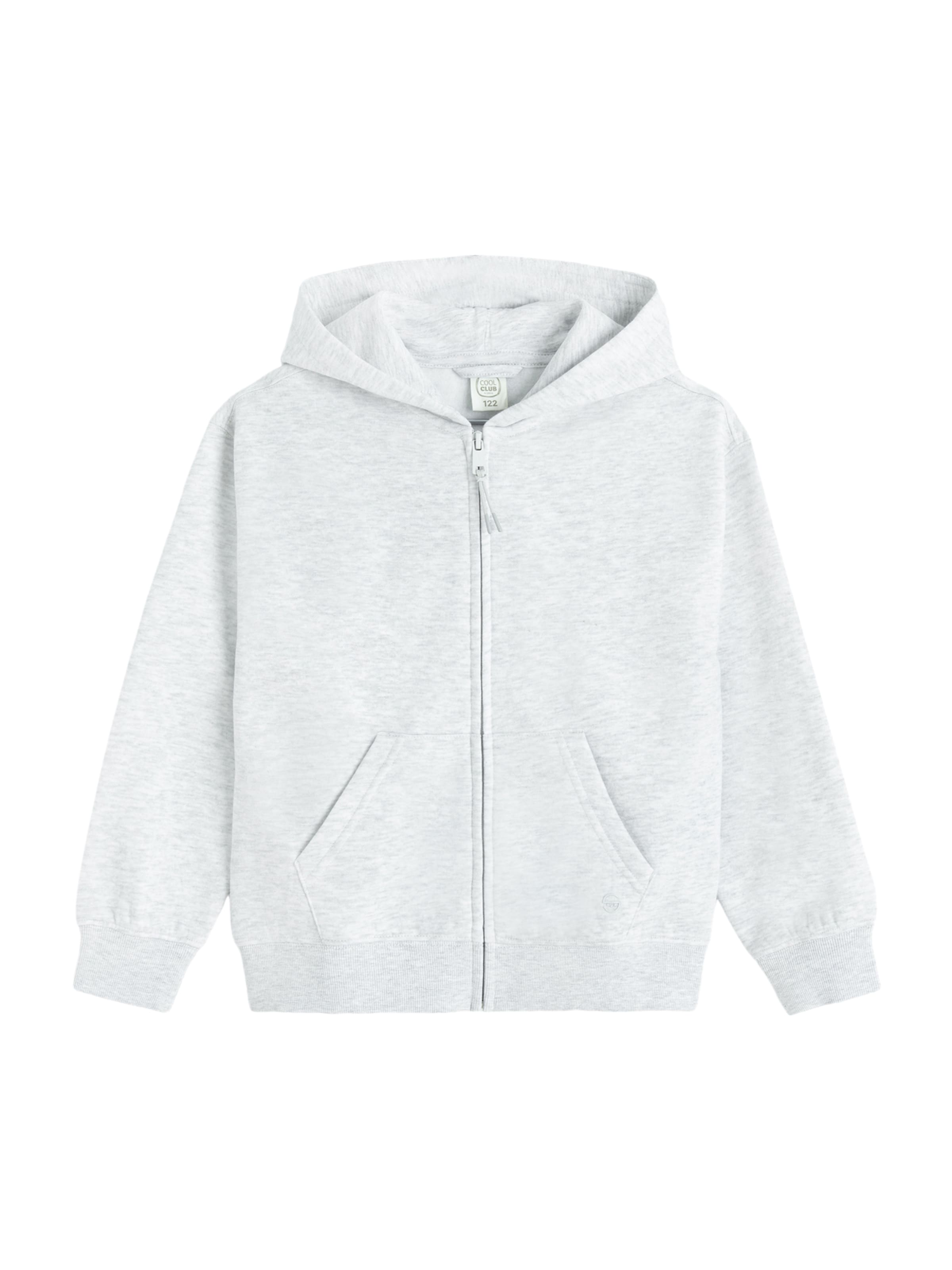 Cool Club Кофта на молнии в Серый: спереди