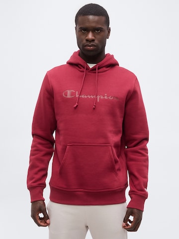 Champion Sweatshirt in Rood: voorkant