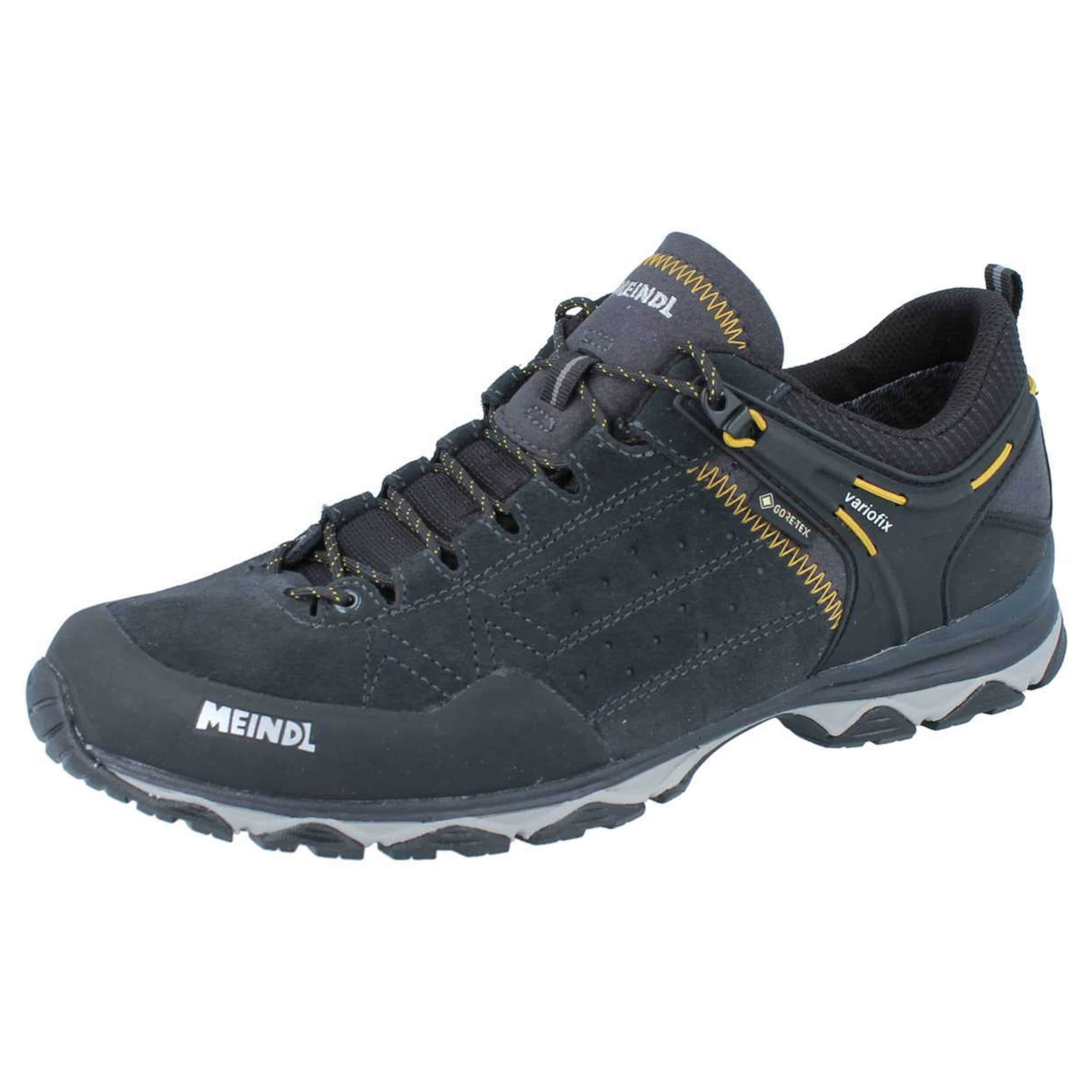 MEINDL Flats 'Ontario GTX' in Black: front
