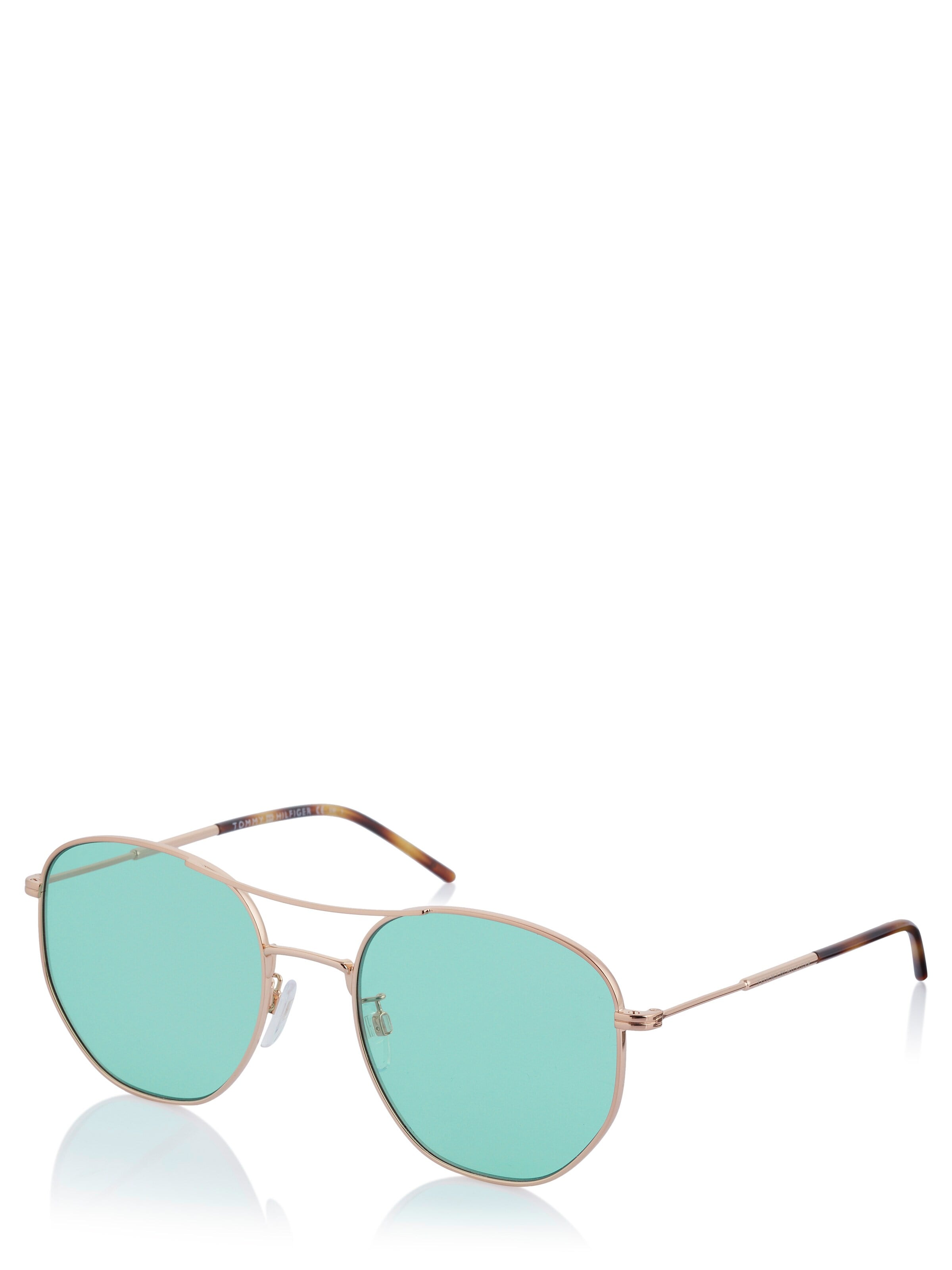 Lunettes de soleil TOMMY HILFIGER en or : devant