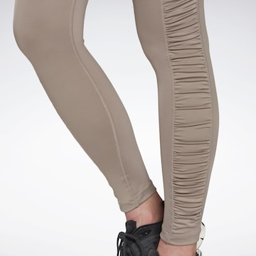 Reebok Skinny Sportbroek in Grijs