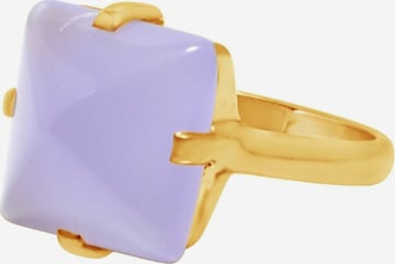 Gemshine Ring 'Chalcedon - Lavendel' in Gold: predná strana