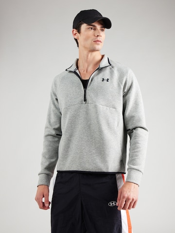 Felpa sportiva 'Unstoppable' di UNDER ARMOUR in grigio: frontale