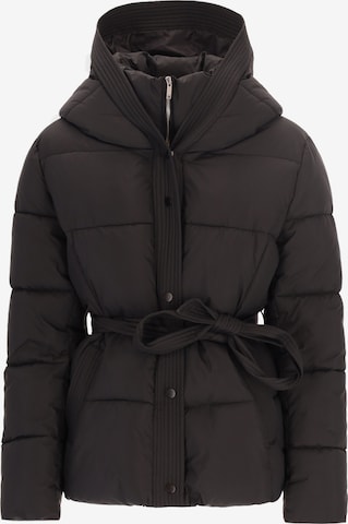 Distretto12 Wintermantel in Schwarz: Vorderseite