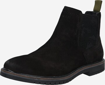 bugatti Chelsea Boots in Black: front