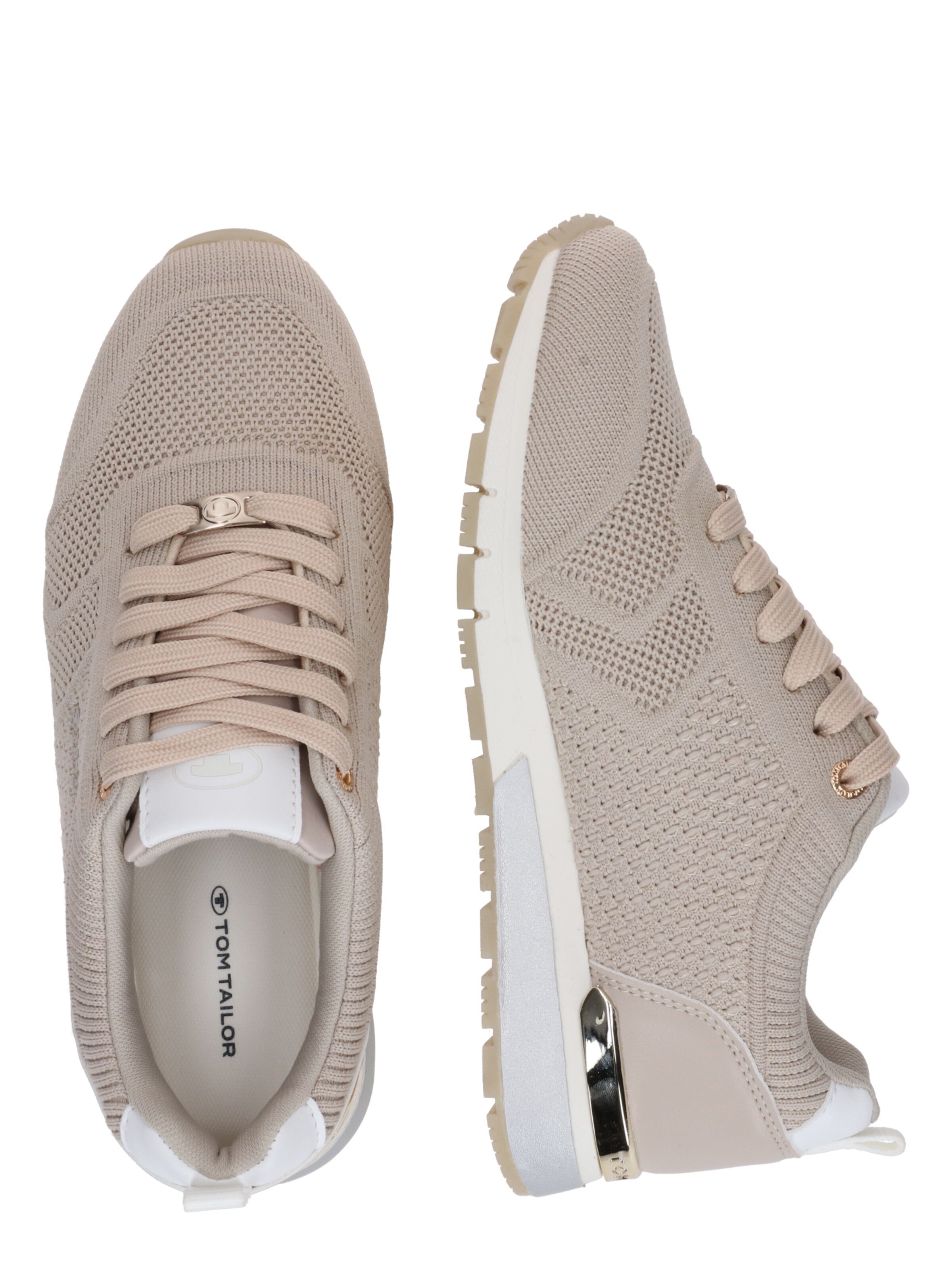 Baskets basses TOM TAILOR en beige