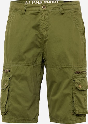 Pantaloni di ALPHA INDUSTRIES in verde: frontale