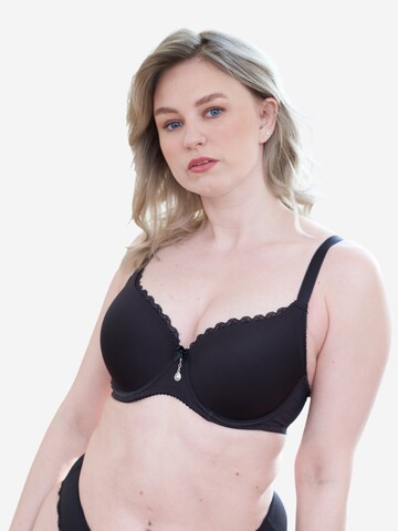 Invisible Soutien-gorge 'Pure' SugarShape en noir : devant