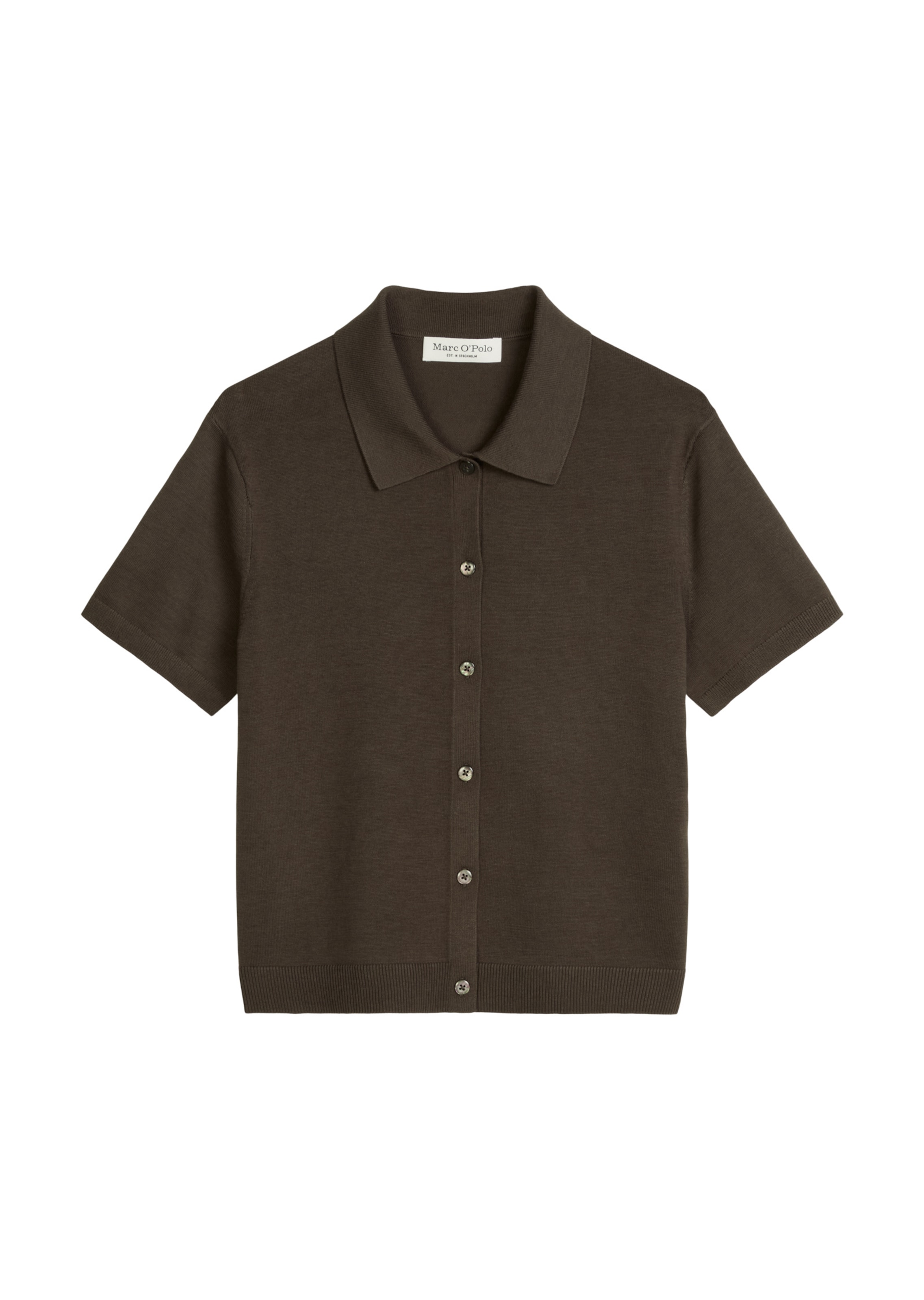 Marc O'Polo Strickjacke in Braun: Vorderseite
