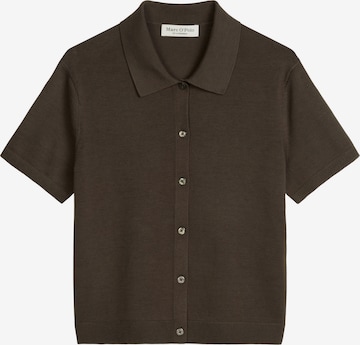 Cardigan Marc O'Polo en marron : devant