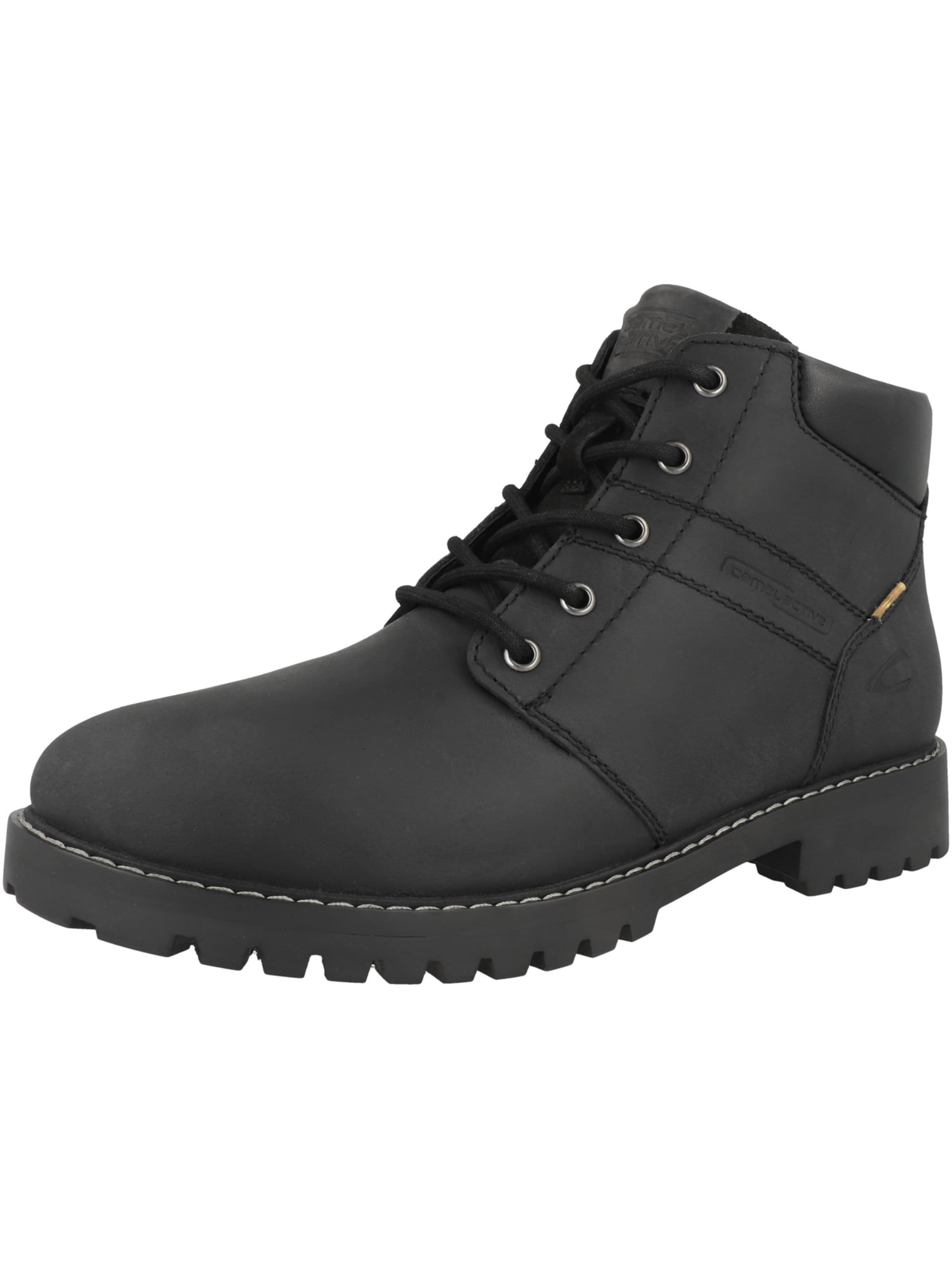 melns CAMEL ACTIVE Klasiskie šņorzābaki 'BUST': no priekšpuses