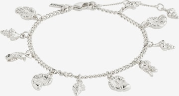 Pilgrim Armband 'Sea' in Zilver: voorkant