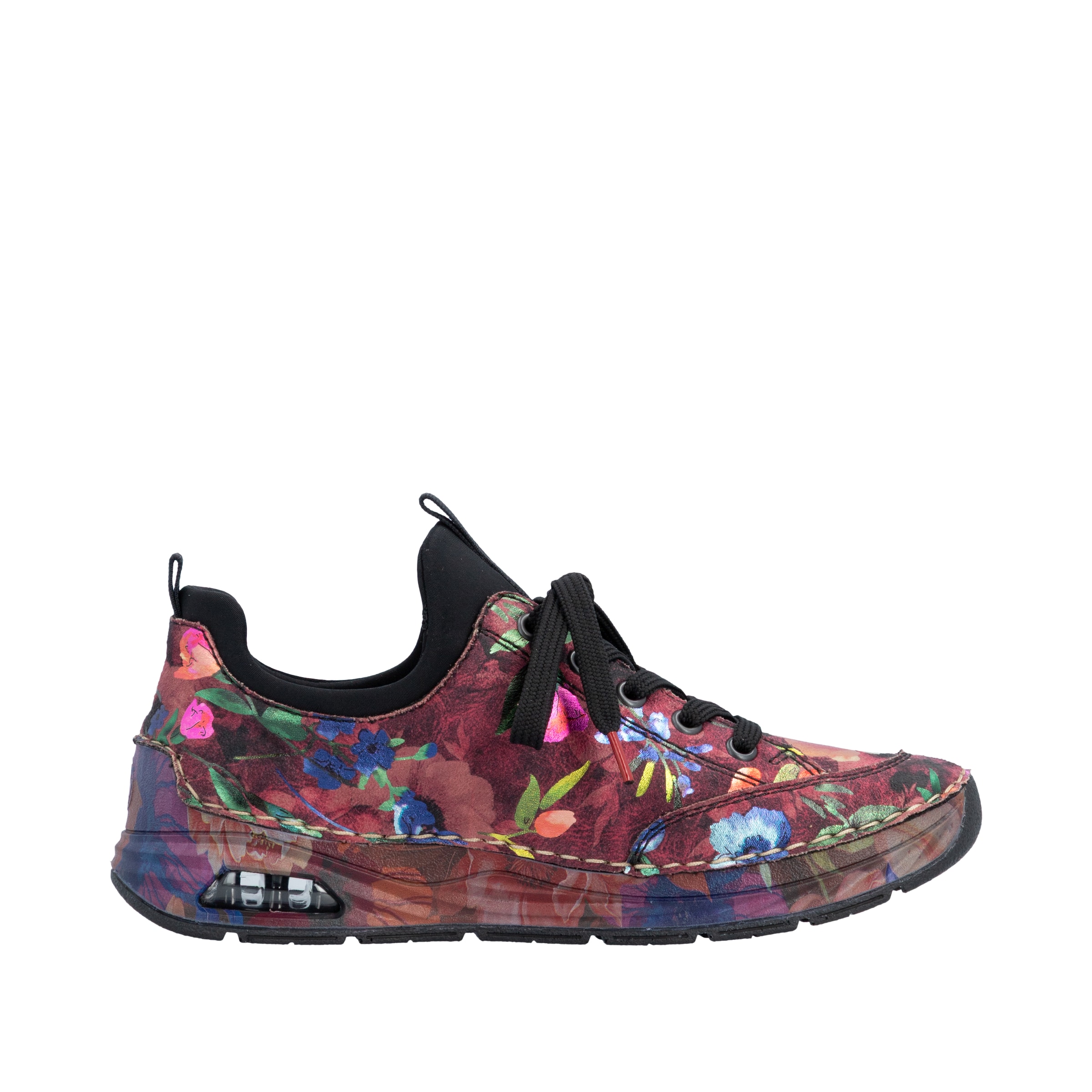 Baskets basses Rieker en rose