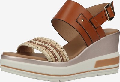 Nero Giardini Sandale in beige / creme / braun, Produktansicht