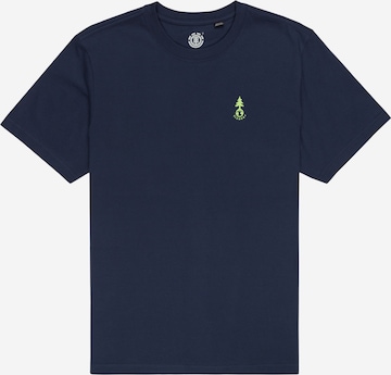 Tricou 'A TREE GROWS' de la ELEMENT pe albastru: față