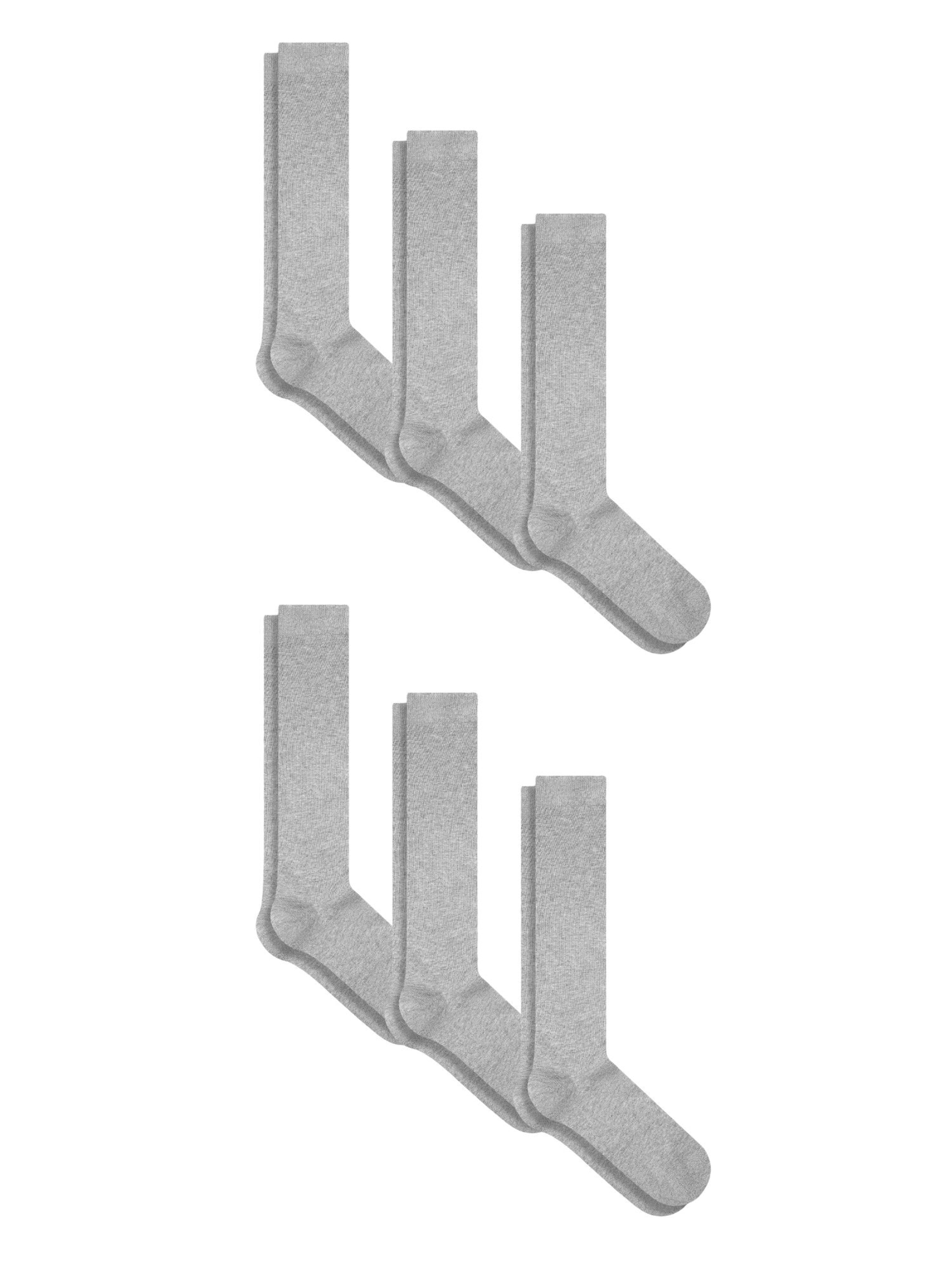 Albero Natur Knee High Socks in Grey: front