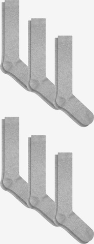 Albero Natur Knee High Socks in Grey: front