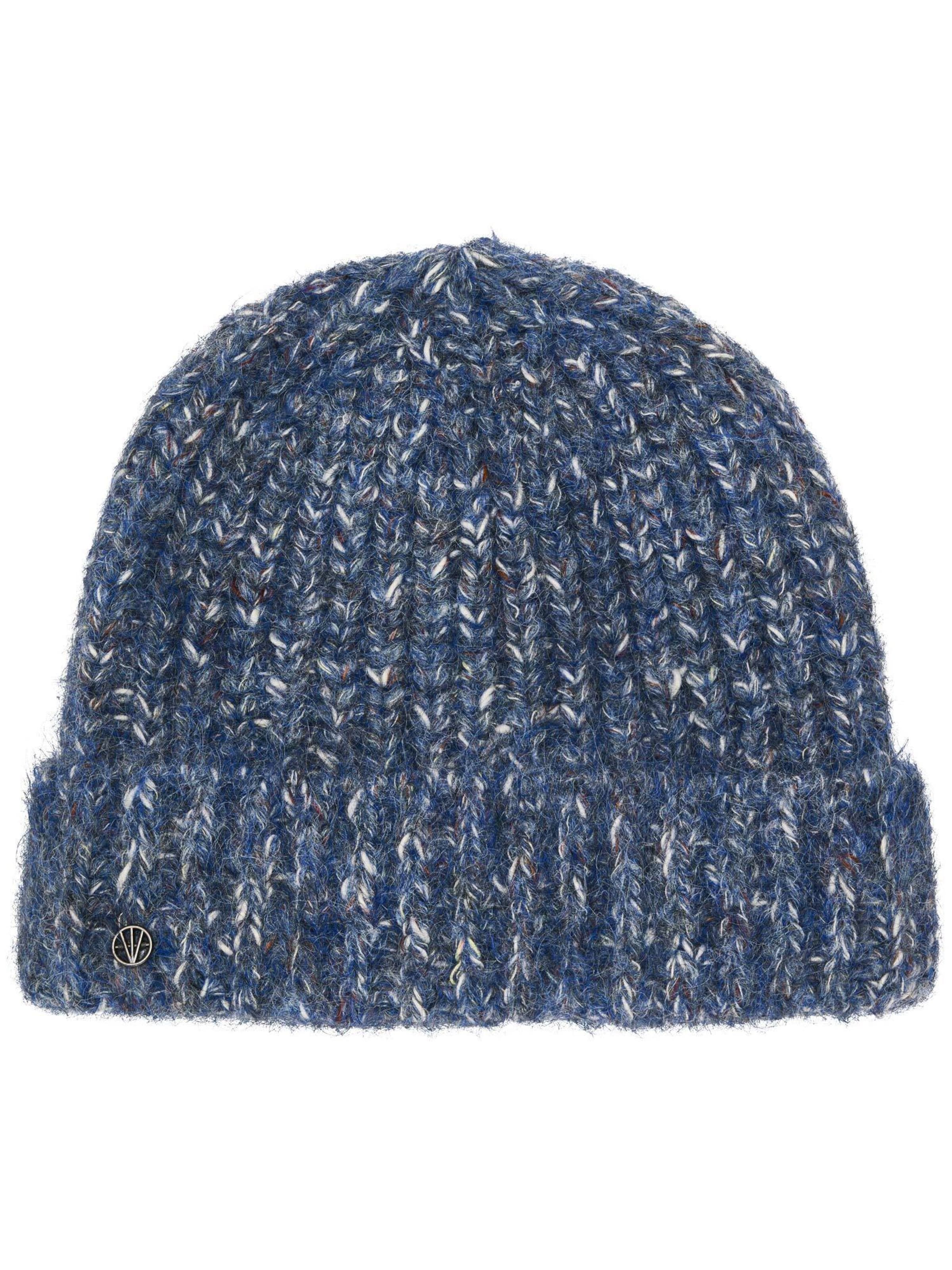 LOEVENICH Beanie in Blue: front