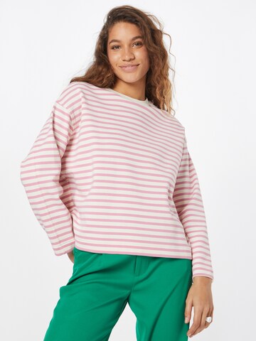 ARMEDANGELSSweater majica 'Franka' - roza boja: prednji dio