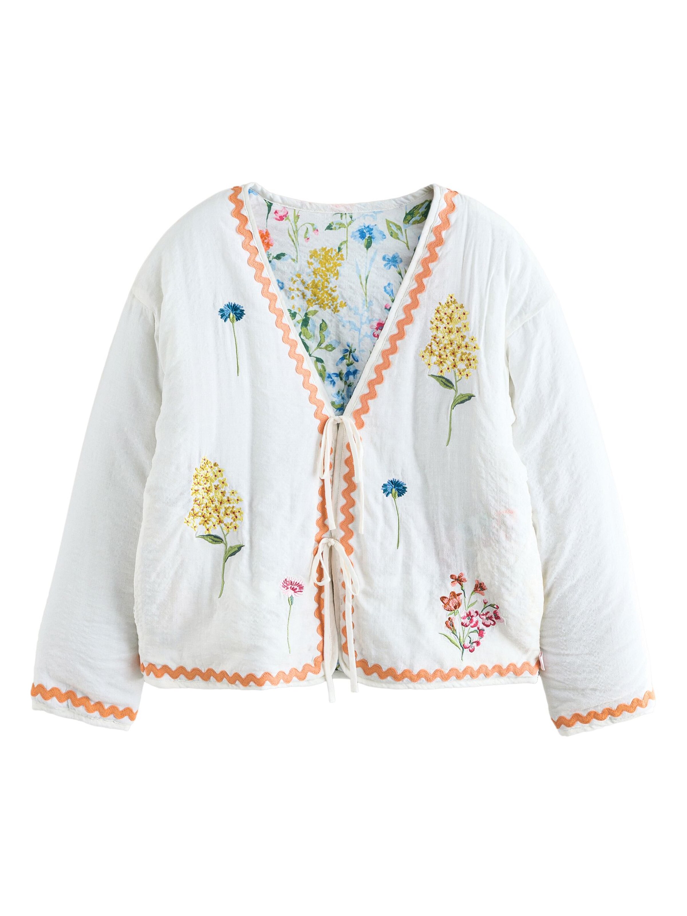 LAURA ASHLEY Tussenjas in Wit: voorkant