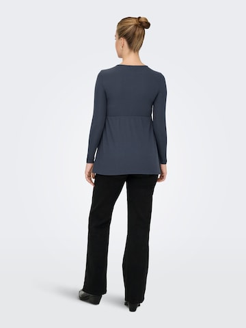 Only Maternity Shirt 'OLMMALAYA' in Blauw