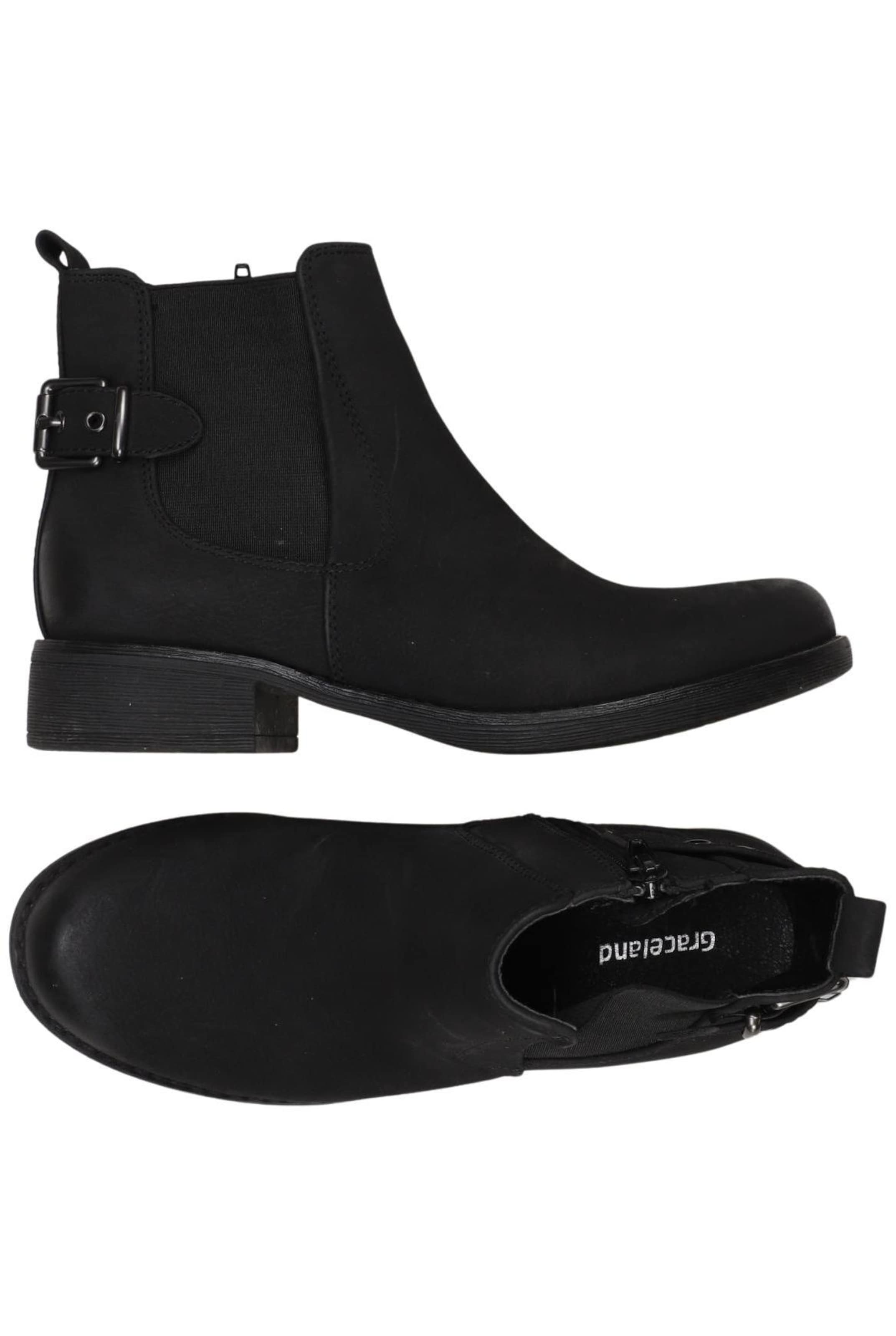 Graceland Stiefelette 36 in Schwarz: Vorderseite