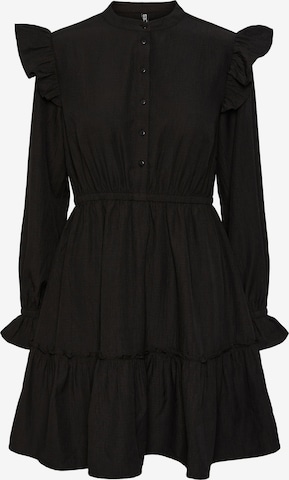 PIECES Платье-рубашка 'SIRASI' в Черный: спереди