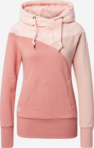Ragwear Sweatshirt in Pink: front