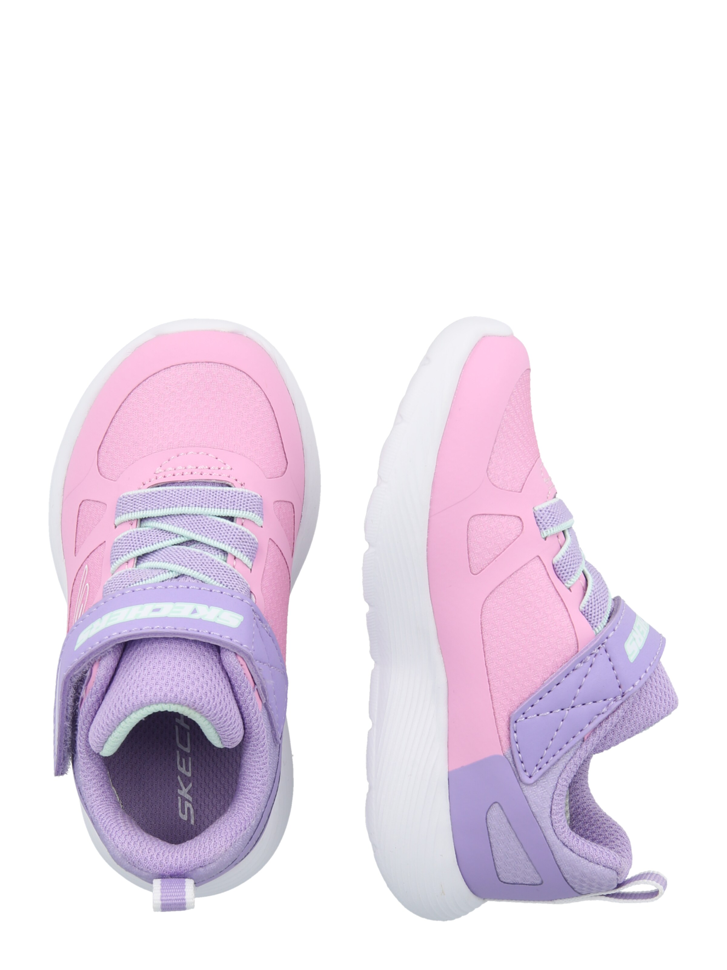 SKECHERS Sneaker 'DYNA-LITE - TRACING TRACKS' i rosa