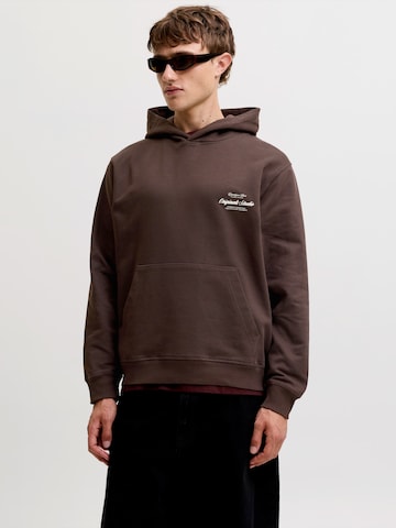 JACK & JONES Mikina 'JORNORREBRO' – hnědá