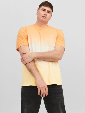 Jack & Jones Plus Shirt in Orange: front