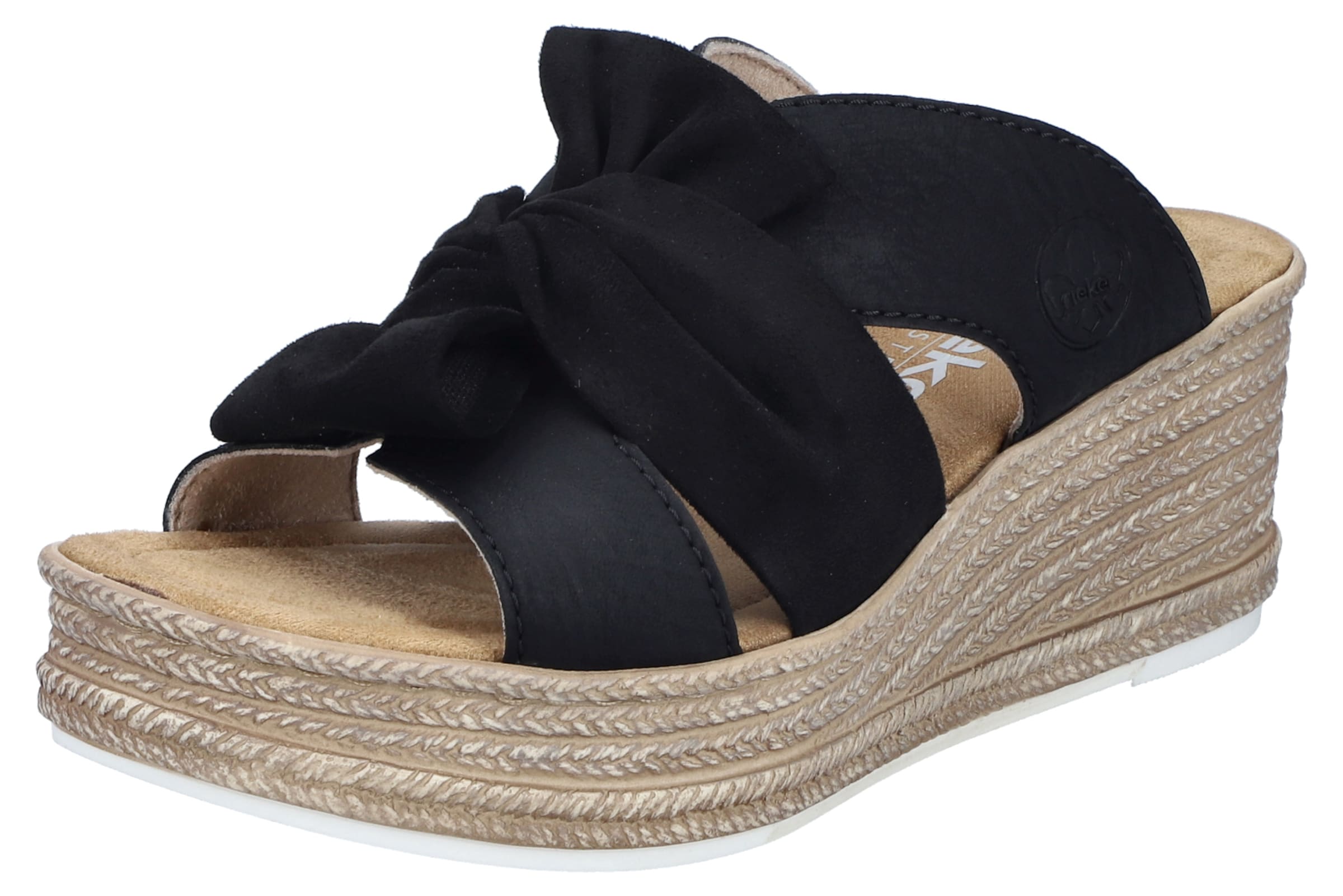 Rieker Mules in Black: front