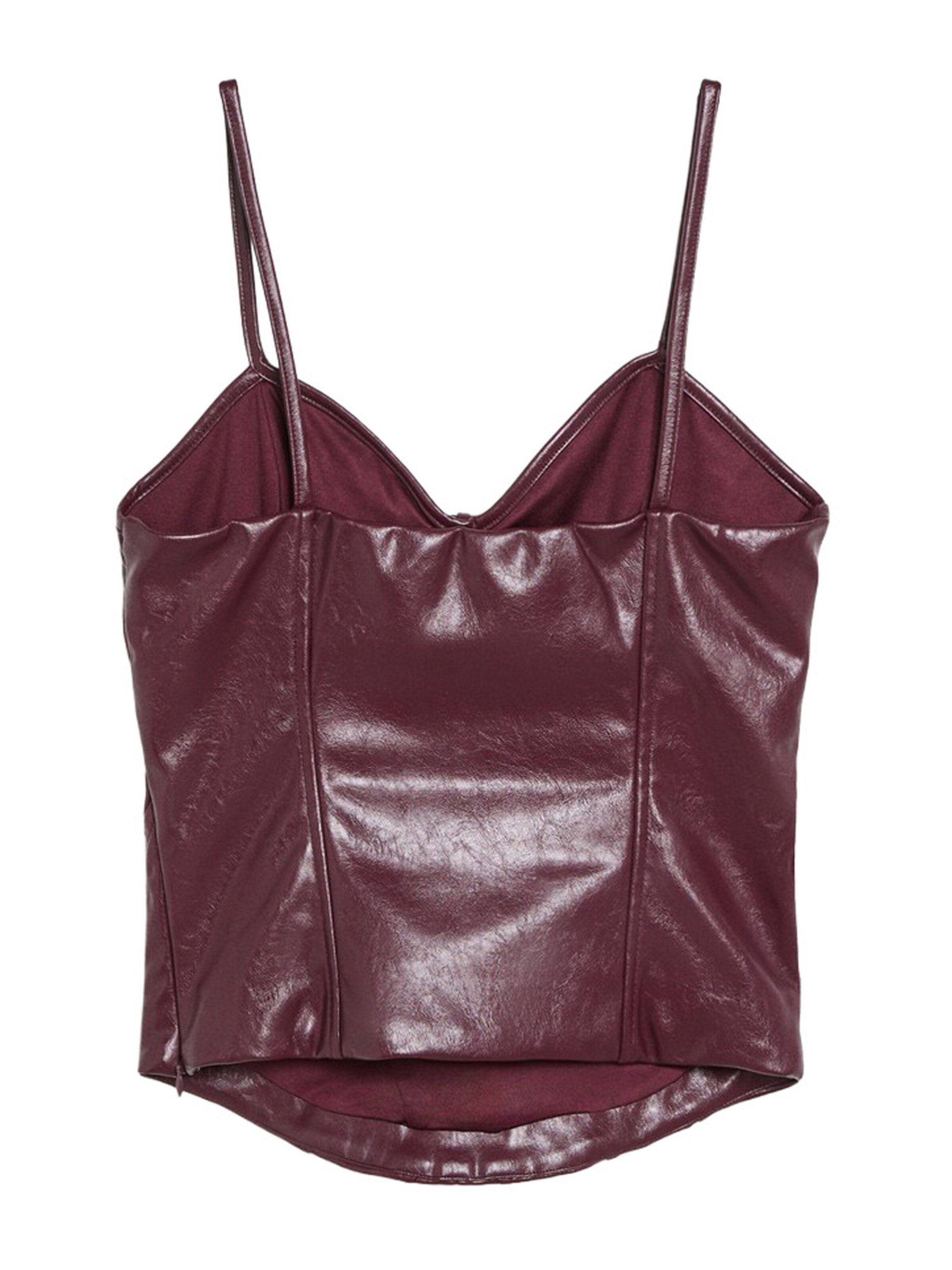 Bershka Top in Red: back