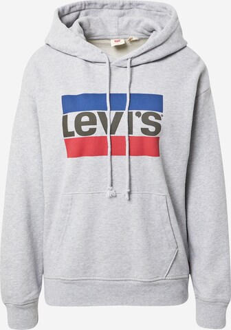 LEVI'S ® Bluzka sportowa 'Graphic Standard Hoodie' w kolorze szary: przód