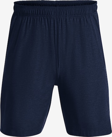 UNDER ARMOUR Regular Athletic Pants 'Tech Vent' in Blue: front