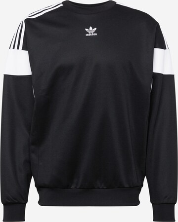 ADIDAS ORIGINALS Sweatshirt 'Adicolor Classics Cut Line' in Black: front